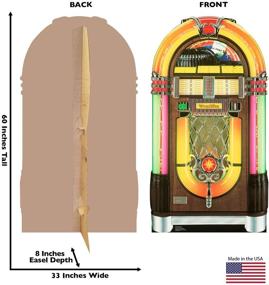 img 3 attached to Life Size Cardboard People Wurlitzer Jukebox Standup: A Perfect Party Prop