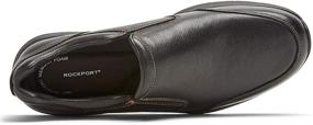 img 3 attached to Rockport Mens Double Black Slip Men's Shoes and Loafers & Slip-Ons