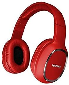 img 3 attached to 🎧 Toshiba RZE-BT160H(R): Наушники с Bluetooth над ушами, беспроводные наушники с микрофоном, длительное время работы от аккумулятора и диапазон действия 30FT