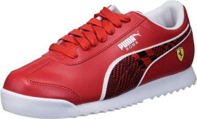 img 4 attached to PUMA Unisex Ferrari Sneaker White Peacoat 🏎️ H Boys' Shoes - Stylish Sneakers for Car Enthusiasts