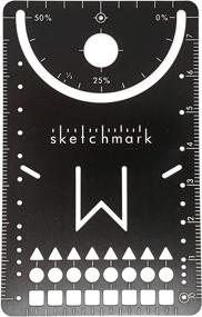 img 4 attached to 📏 Sketchmark GEN II Stainless Steel: The Ultimate Bookmark Stencil for Bullet Journaling, Sketching, and Designing