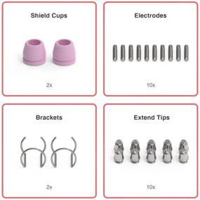 img 2 attached to 🔧 Optimized 24-Piece Consumables Kit for YESWELDER Plasma Cutter Torch - Enhanced Cutting Torch Nozzles Tips for SG-55 AG-60 WSD-60