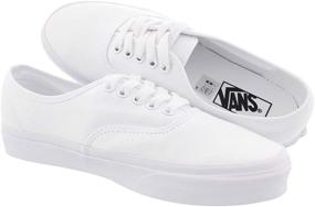 img 1 attached to Vans Unisex Authentic Белые Атлетические Кеды - Мужская Обувь