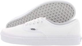 img 3 attached to Vans Unisex Authentic Белые Атлетические Кеды - Мужская Обувь