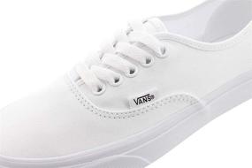 img 2 attached to Vans Unisex Authentic Белые Атлетические Кеды - Мужская Обувь