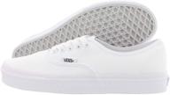 vans unisex authentic белые атлетические кеды - мужская обувь логотип