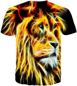 img 3 attached to 👕 Stylish Syaimn Printed T-Shirts: Trendy Men's Clothing in T-Shirts & Tanks