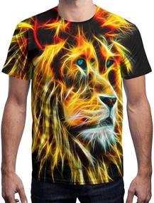 img 2 attached to 👕 Stylish Syaimn Printed T-Shirts: Trendy Men's Clothing in T-Shirts & Tanks