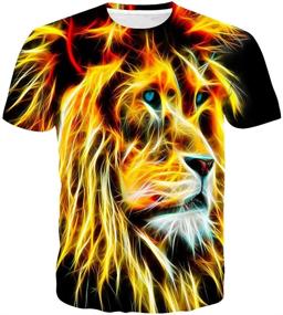 img 4 attached to 👕 Stylish Syaimn Printed T-Shirts: Trendy Men's Clothing in T-Shirts & Tanks