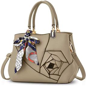 img 4 attached to NICOLE DORIS Handbags Shoulder Crossbody Women's Handbags & Wallets for Satchels