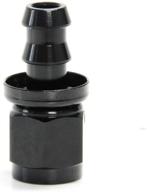 straight hose fitting adapter black logo