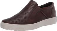 👟 ecco men's premium cognac sneaker: enhance your style with luxurious comfort logo