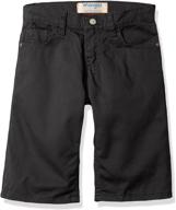 👖 best deals on wrangler authentics boys’ five pocket denim short logo