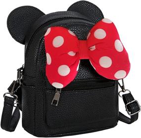 img 3 attached to 🎒 Convertible Cartoon Polka Dot Backpack - Versatile Crossbody Bag for Improved SEO