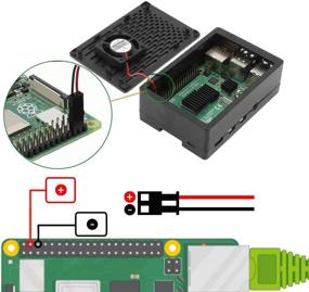 img 1 attached to 2020 Latest MazerPi 3.5 inch HD Raspberry Pi Touchscreen with Cooling Fan and ✨ Case for Raspberry Pi 4 Model B/Pi 4b - 480x320 Resolution, 60+fps (Screen with Case)