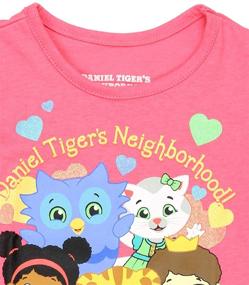 img 1 attached to 🐯 Adorable and Comfortable Daniel Tiger Toddler Sleeve T Shirt for Girls