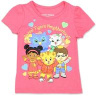 🐯 adorable and comfortable daniel tiger toddler sleeve t shirt for girls logo