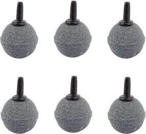 img 4 attached to 🐠 Pawfly 6 PCS Ball Shape 1.2 Inch Air Stone ASR030: The Ultimate Mineral Bubble Diffuser for Aquariums, Fish Tanks, and Pumps