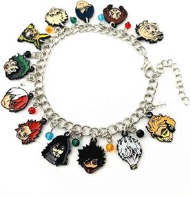 img 1 attached to DianViVi Anime Cartoon Hero Academia 🎁 Charm Bracelet Gifts for Girls and Women