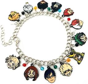 img 2 attached to DianViVi Anime Cartoon Hero Academia 🎁 Charm Bracelet Gifts for Girls and Women