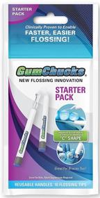 img 2 attached to Набор для начала использования зубной нити GumChucks - Революция в чистке зубов для легкого ухода за брекетами менее чем за 2 минуты!