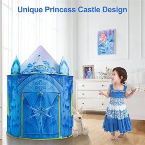 img 3 attached to 🏰 Experience Majestic Outdoor Adventures with Hamdol Princess Imaginative Playhouse