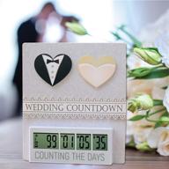 retirement wedding countdown clock timer kitchen & dining logo