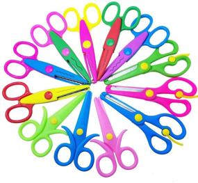 img 3 attached to 📚 M-jump Scrapbooking Edger Scissors – Set of 12 Decorative Edge Scissors for Scrapbook Album, Paper Crafts, Stamps, and Cards