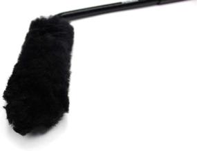 img 2 attached to 🧹 Maxshine Wheel Wool Brush: Ultimate Car Detailing Tool - Black, 55cm Length & 45° Angled Bristles