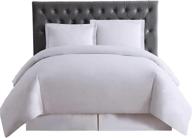 🛏️ white super king california king oversized 3 piece duvet cover set (120" x 98") by grayeagle bedding co. logo