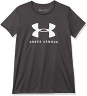 👚 детская одежда x small: графическая футболка under armour логотип