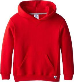 img 1 attached to 🏿 Black Boys' Russell Athletic Fleece Pullover at Active: Optimum Apparel for Style and Comfort