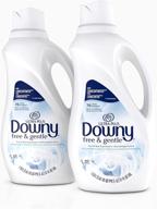 downy ultra plus free & gentle fabric conditioner, concentrated, 51 oz bottles, 2 pack, 152 loads total logo