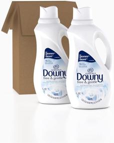 img 3 attached to Downy Ultra Plus Free & Gentle Fabric Conditioner, Concentrated, 51 oz Bottles, 2 Pack, 152 Loads Total