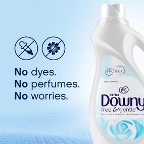 img 1 attached to Downy Ultra Plus Free & Gentle Fabric Conditioner, Concentrated, 51 oz Bottles, 2 Pack, 152 Loads Total