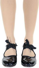 img 3 attached to 👠 Stylish and Versatile Danzcue Adult Patent Flexibale Tap Shoes - A Perfect Choice for Tap Dancers!