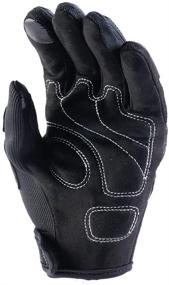 img 1 attached to 🧤 Full Finger Cycling Gloves for Men and Women - ILM ATV BMX MX MTB Riding Touchscreen Motorcycle Motocross Sports (Black, XL)