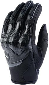 img 2 attached to 🧤 Full Finger Cycling Gloves for Men and Women - ILM ATV BMX MX MTB Riding Touchscreen Motorcycle Motocross Sports (Black, XL)