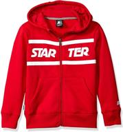 👕 boys' starter zip up hoodie: a must-have amazon exclusive in fashion hoodies & sweatshirts logo