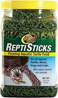 🐢 zoo med reptisticks floating aquatic turtle food: quality nutrition for healthy turtles - 1.2 lbs logo