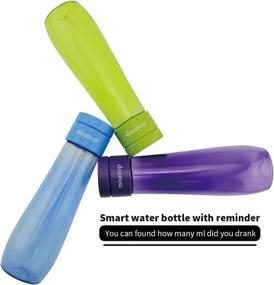 img 2 attached to 🚰 mountop Smart Water Bottle: Reminder, Intake Tracker, Leak-Proof, BPA-Free - 500ml/17oz