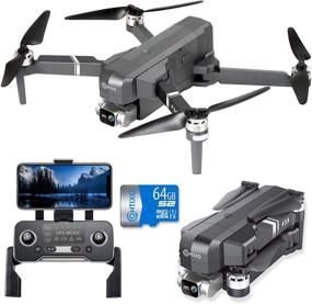 img 4 attached to 🚁 Contixo F35 GPS Drone: 4K UHD Camera, 2-Axis Gimbal, 5G WiFi FPV, Brushless Quadcopter for Adults - Includes 64GB SD Card & Carrying Case