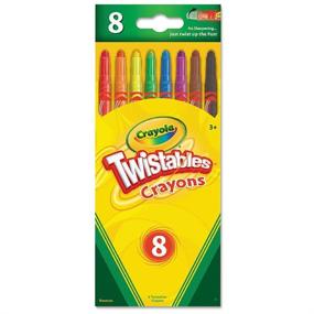 img 1 attached to 🖍️ Карандаши Crayola Twistables (24 шт.): Яркие цвета и легкий поворотный дизайн!