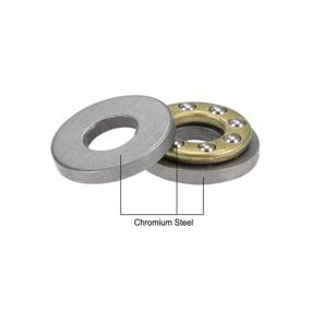 img 3 attached to Uxcell F4 10M Miniature Bearings Washers