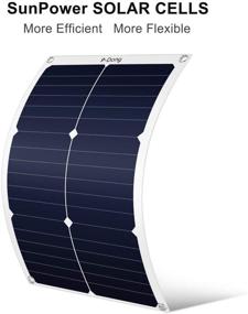 img 4 attached to 🌞 Гимино 20W Водонепроницаемая Солнечная панель Зарядное устройство для аккумулятора с портами USB - Портативное солнечное зарядное устройство для автомобиля, RV, лодки, мобильного телефона и других устройств