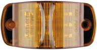 🚨 maxxima m23015y amber 4” combination clearance marker light - highly visible safety light for vehicles logo