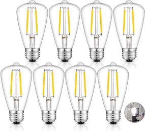 img 4 attached to 💡 Enhanced Dimmable Filament Bulb: CRLight Daylight Equivalent