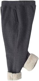 img 4 attached to 👖 Sherpa-lined Unisex Athletic Sweatpants by Yeokou: Boys' Clothing Pants with Style and Comfort