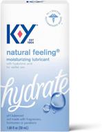 💦 k-y natural feeling hyaluronic acid moisturizing water based formula - fragrance-free, 1.69 fl oz logo