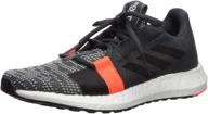 black adidas originals senseboost running shoes логотип